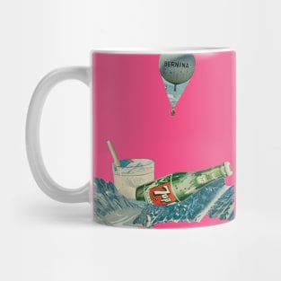 Flying with the hot air balloon Mug